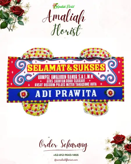 Papan Bunga Ucapan Selamat Watulondo